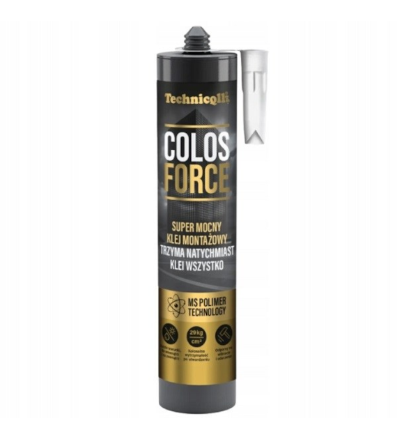 TECHNICQLL- Colos Force Klej montażowy biały 290ml R-438