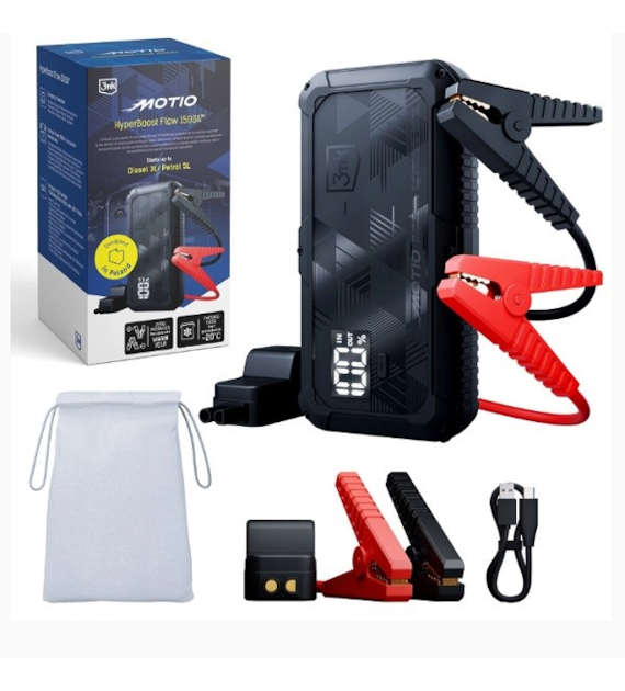 AKC. 3MK POWERBANK Motio HyperBoost Flow JUMP STARTER 10000mAh/1500A