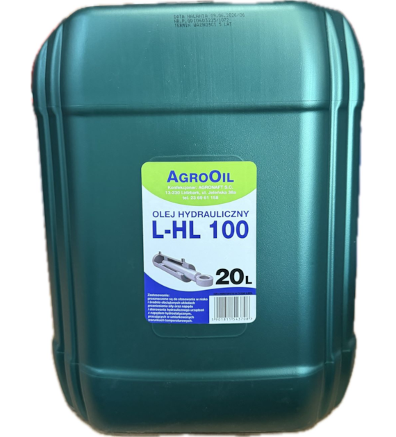 Olej AGROOIL HYDRAULIC HL 100 (hydrauliczny)   20L