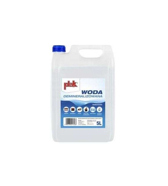 Woda demineralizowana 5L PLAK