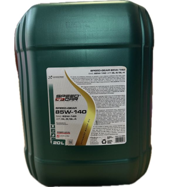 Olej AGROOIL SPEED-GEAR GL4 / GL5 85W/140 20l