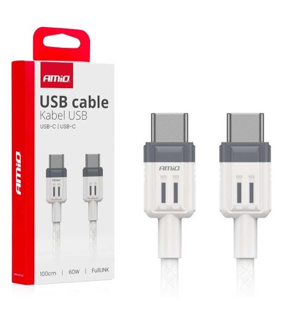 Kabel do ładowania USB-C USB-C 60W 1m FullLINK  AMIO *03908*