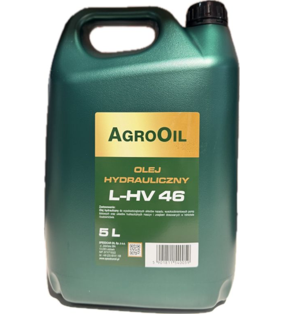 Olej AGROOIL HYDRAULIC HV 46 (hydrauliczny) 5L