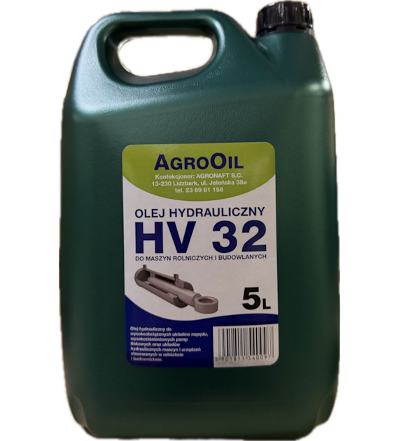 Olej AGROOIL HYDRAULIC HV 32 (hydrauliczny) 5L