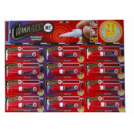 Klej super stik (cyjanopan)PS sztywny  op.12szt.