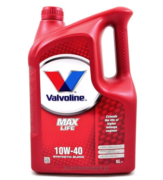 Olej Valvoline MAXLIFE 10W/40 5l