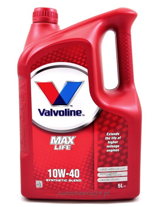 Olej Valvoline MAXLIFE 10W/40 5l