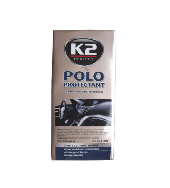 K2 Polo Protectant nabłyszczające ściereczki do kokpitu   (K420) (op. 12szt)