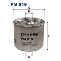 Filtr paliwa PM819 zam.KX23 Massey, MF