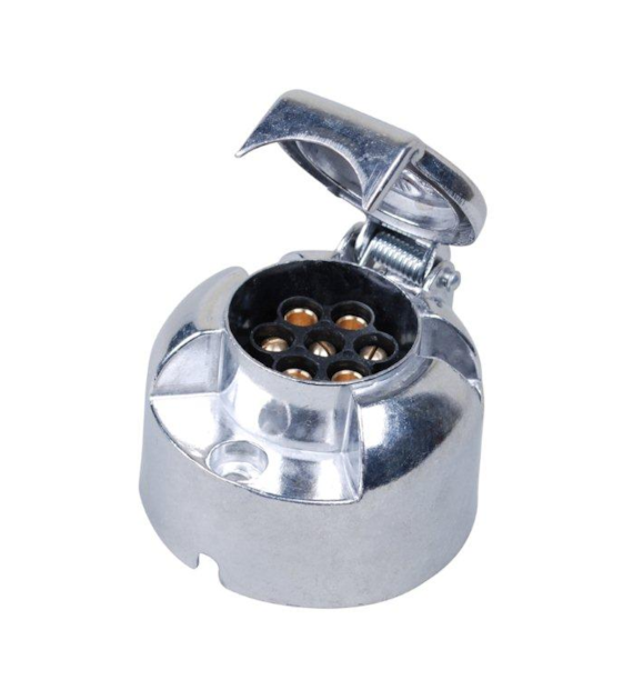 Gniazdo przyczepy aluminiowe 7-PIN