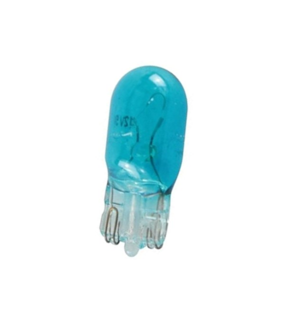 Żarówka 12V  5W W5W T10 całoszklana BOSMA niebieska *3837*