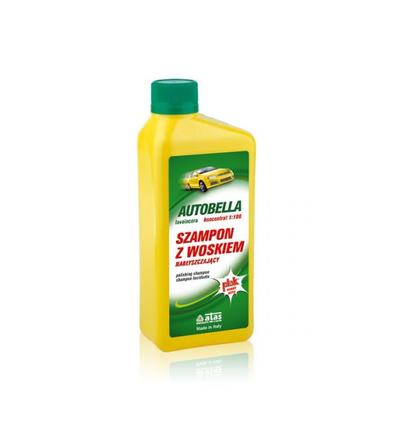 Szampon Autobella  z woskiem *ŻÓŁTY* 0.5L