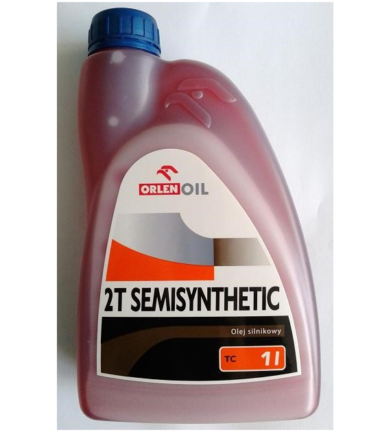 Olej ORLEN 2T SEMISYNTET. 1L (czerwony)