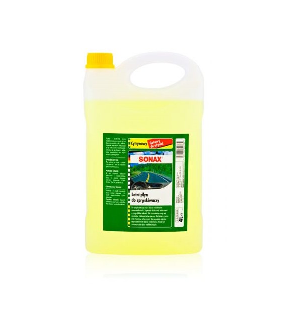 Płyn do sprysk.SONAX letni cytrynowy 4l op 4szt *260405*