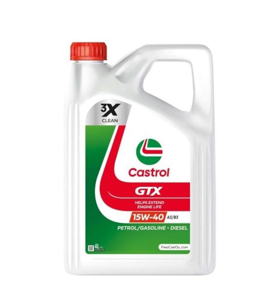 Olej Castrol GTX High Mileage 15W/40    4l