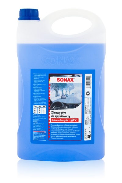 Płyn do sprysk. SONAX  4l gotowy  zimowy -20C *232400*