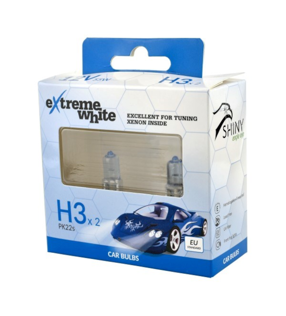 Żarówka 12V H3  55W EXTREME WHITE TWIN BOX *8399* bosma