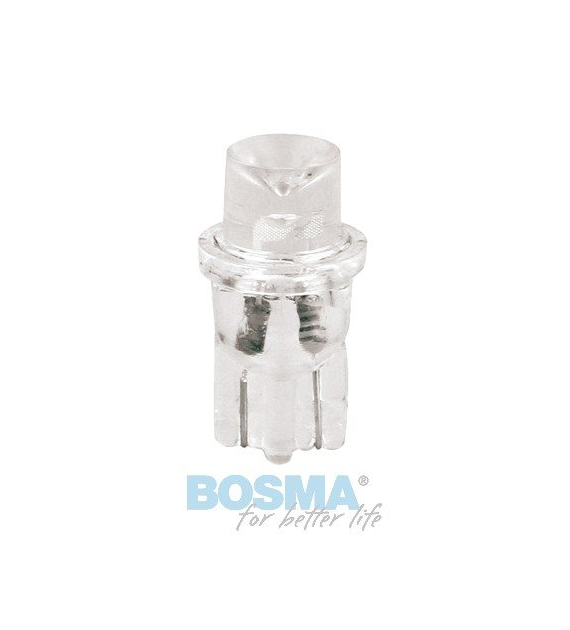 Żarówka 12V Bosma W5W 1x LED  WHITE 2szt *3608*