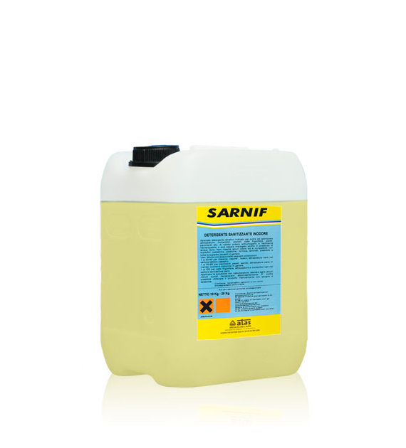Atas-myjnia Sarnif  (PKWIU 20.20.14.0) 10kg produkt bakterio i grzybobójczy ATEST