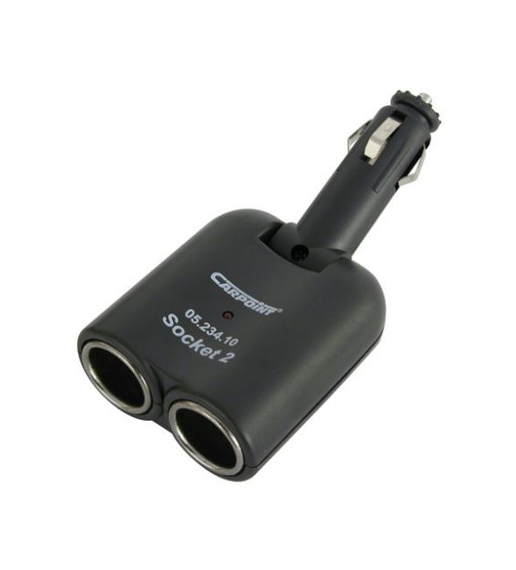 Rozgałęziacz zapalniczki podwójny Carpoint sztywny 0523410