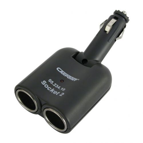 Rozgałęziacz zapalniczki podwójny Carpoint sztywny 0523410