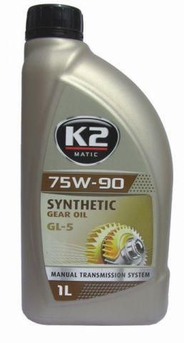 Olej K2 MATIC 75W/90 1l  GL-5 syntetyczny olej przekladniowy   (O5561E)