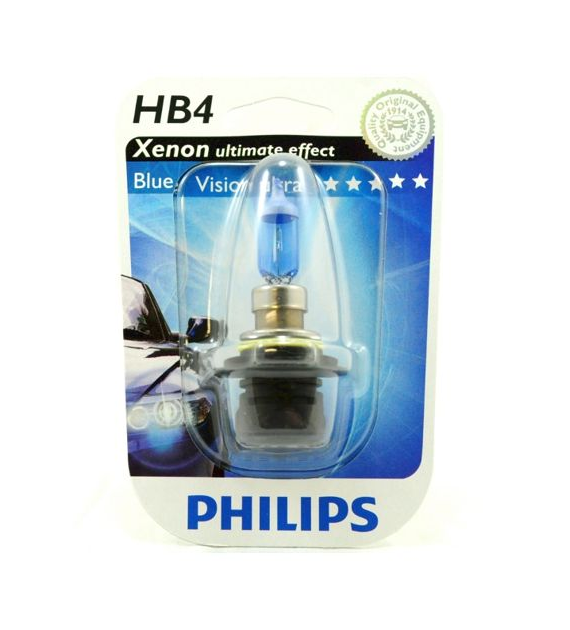 Żarówka 12V HB4  51W Philips White Vision 1szt.