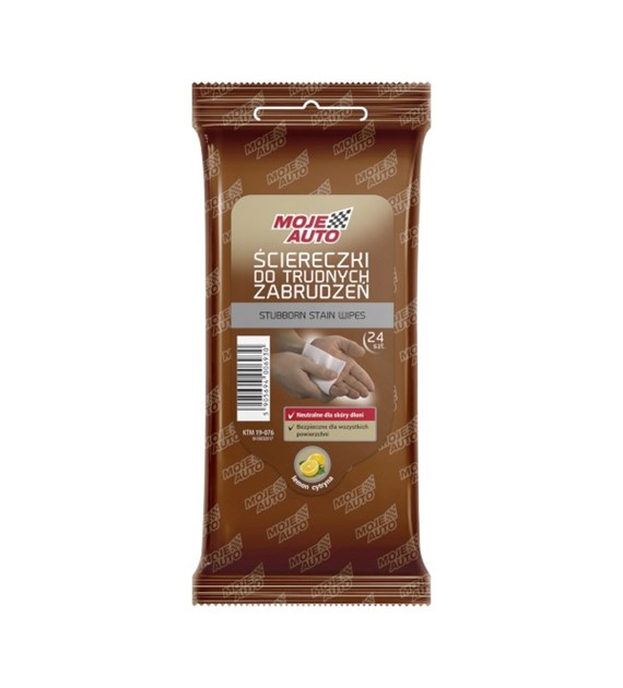 Moje-Auto Ściereczki do rąk (trudn.zabrudz.) (19-076)