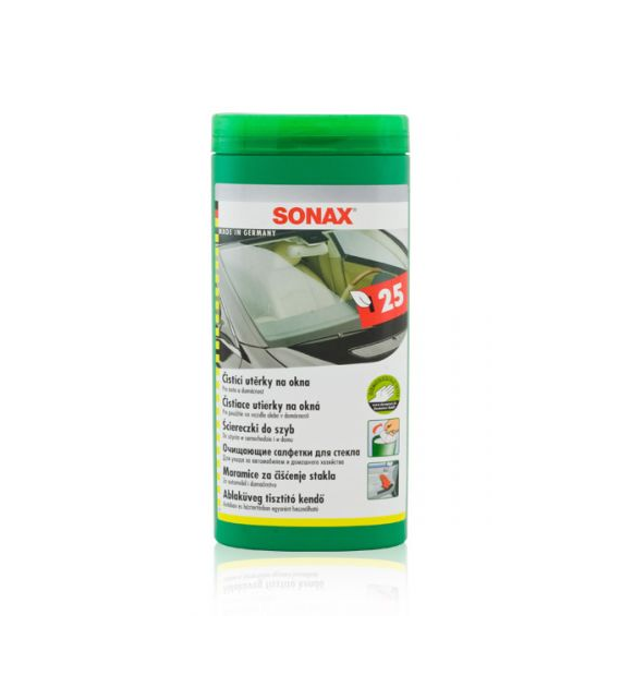 SONAX ściereczki do szyb 25szt (412000)