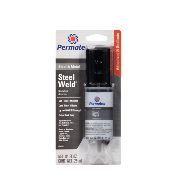Permatex klej płynny metal szary 4min. 25ml (60-021)