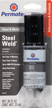 Permatex klej płynny metal szary 4min. 25ml (60-021)