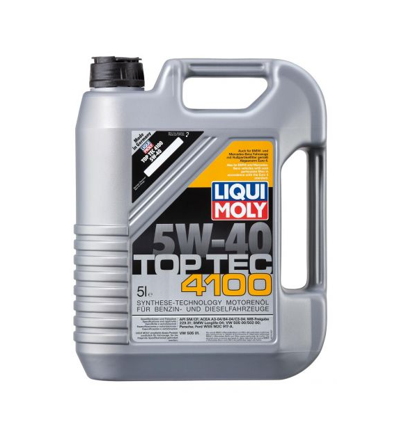Liqui Moly olej silnikowy 5W/40 TOP TEC 4100 5L