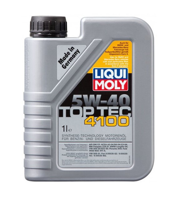 Liqui Moly olej silnikowy 5W/40 TOP TEC 4100 1l