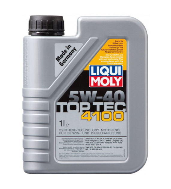 Liqui Moly olej silnikowy 5W/40 TOP TEC 4100 1l