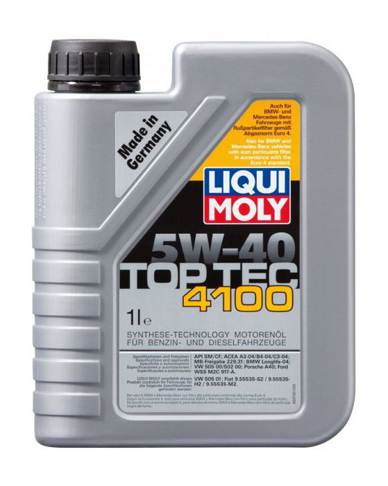 Liqui Moly olej silnikowy 5W/40 TOP TEC 4100 1l
