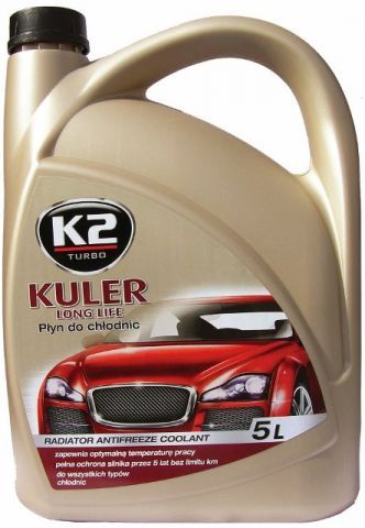 Płyn do chłodnic K2 Kuler  5L gotowy-35C zielony op.3szt   (T205Z)