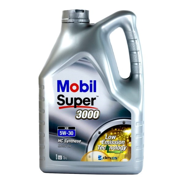 Olej Mobil Super 3000  XE 5W/30 op.5L  VW 505.01 MB 229.51